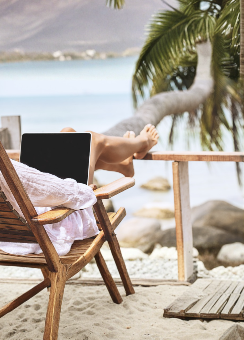 working-at-the-beach